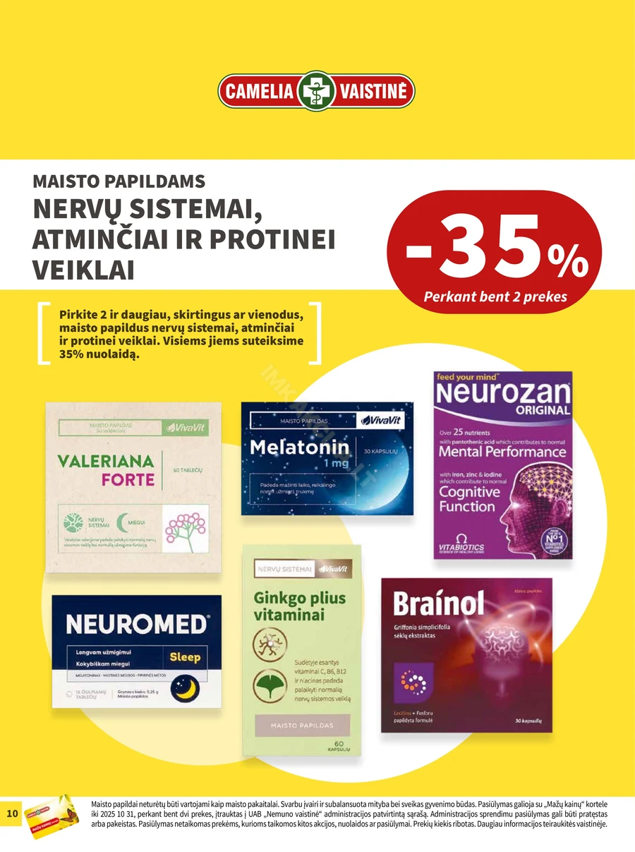 CAMELIA akcijų leidinys puslapis 10