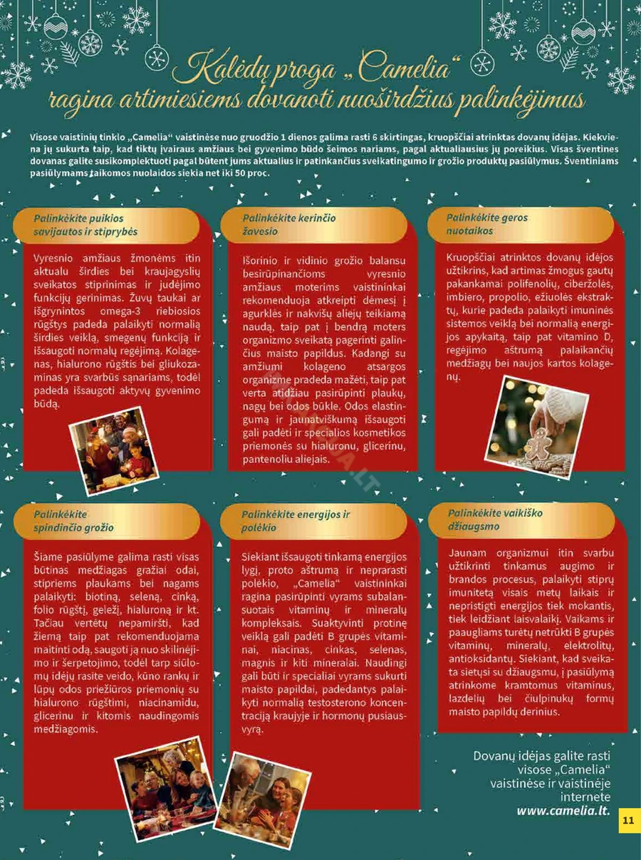 CAMELIA akcijų leidinys puslapis 11