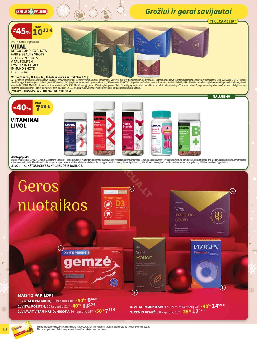 CAMELIA akcijų leidinys puslapis 12