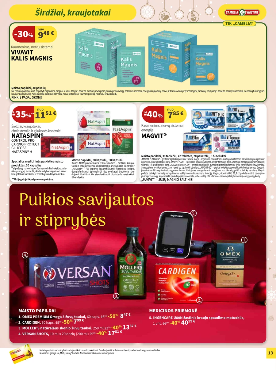 CAMELIA akcijų leidinys puslapis 13
