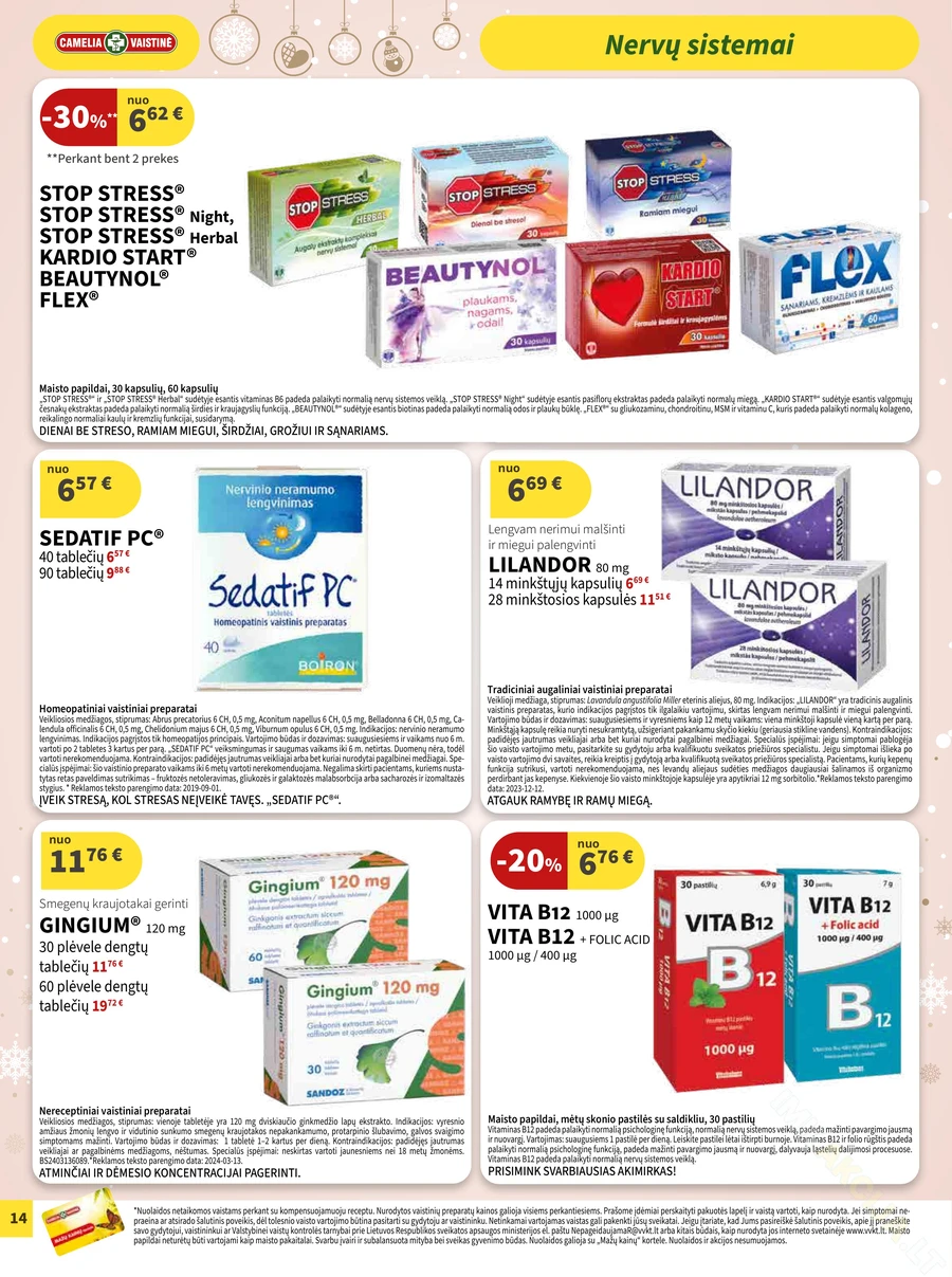 CAMELIA akcijų leidinys puslapis 14