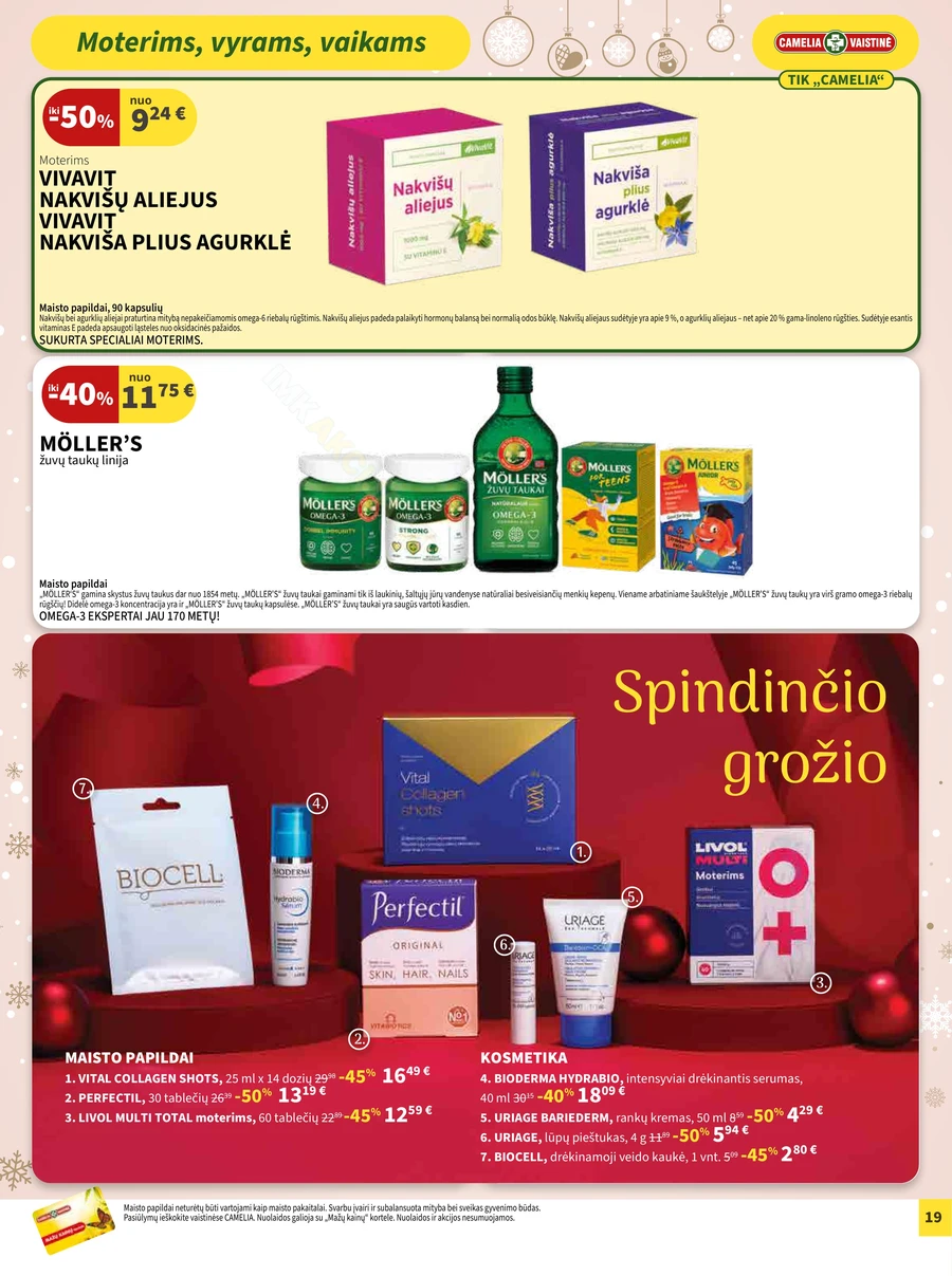 CAMELIA akcijų leidinys puslapis 19