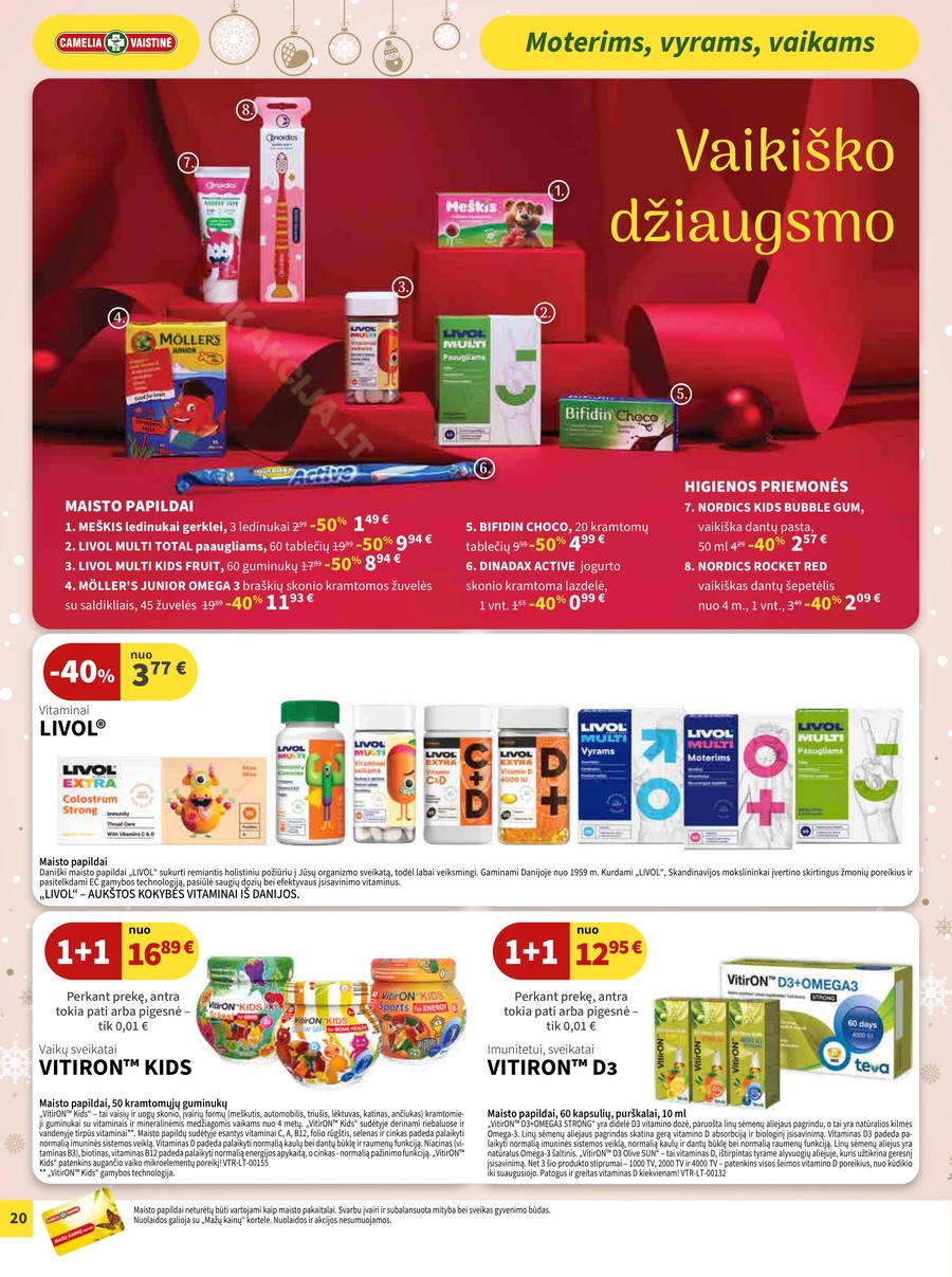CAMELIA akcijų leidinys puslapis 20