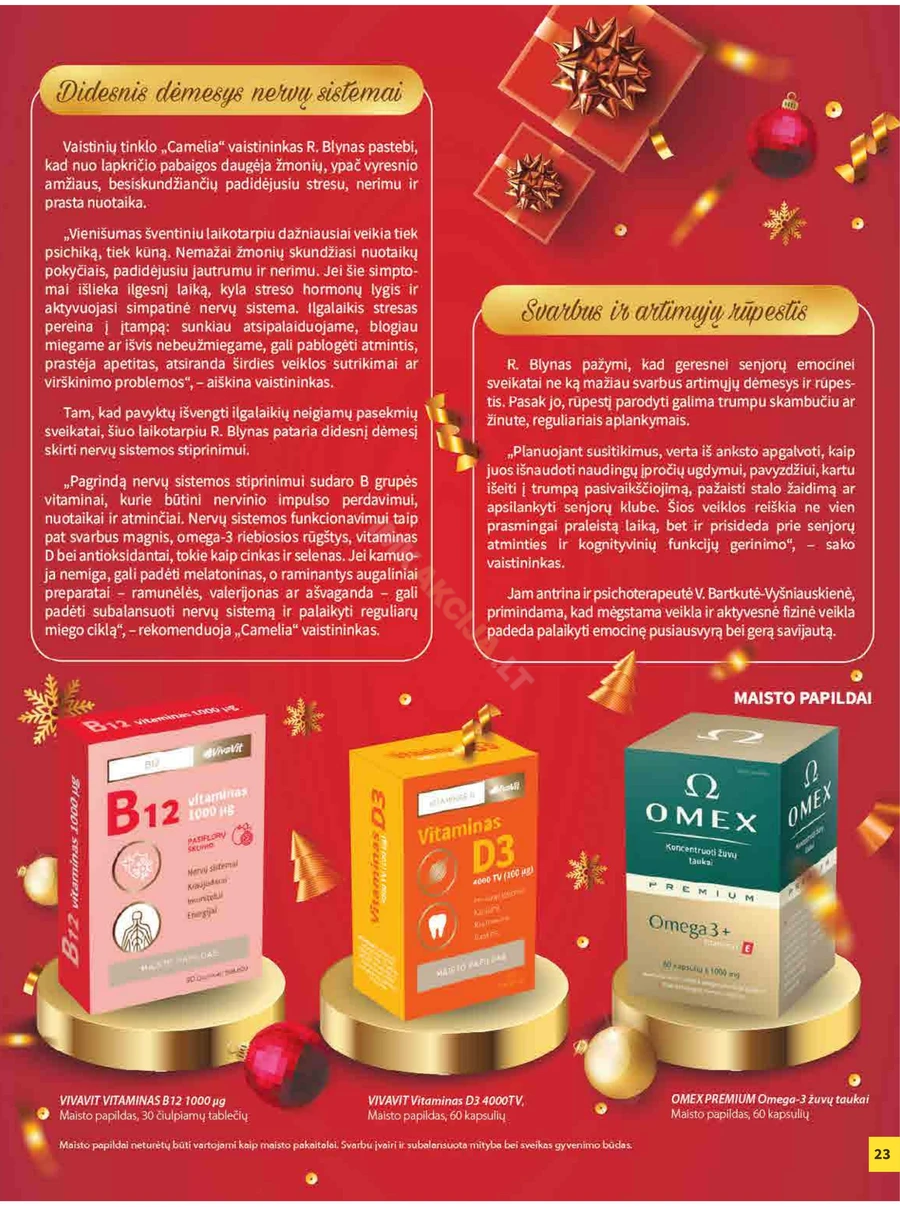 CAMELIA akcijų leidinys puslapis 23