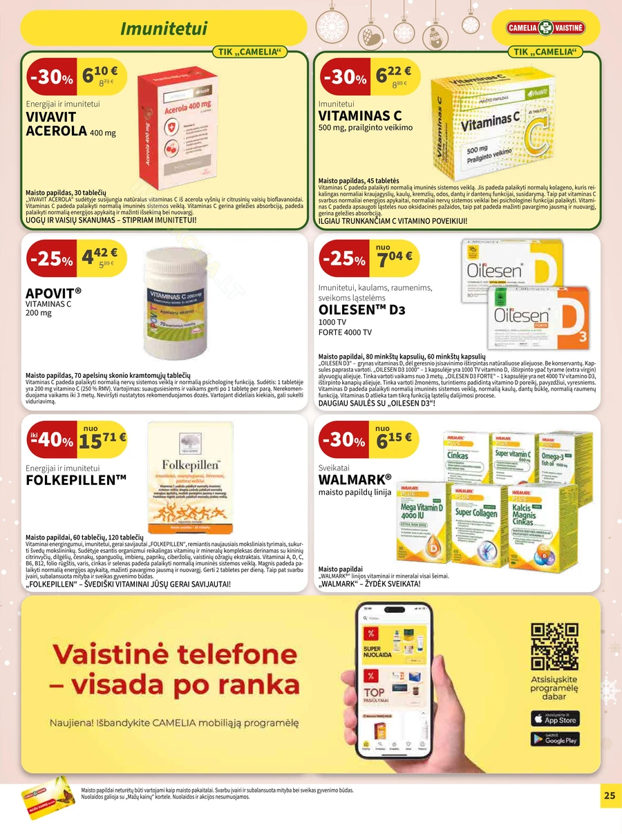 CAMELIA akcijų leidinys puslapis 25