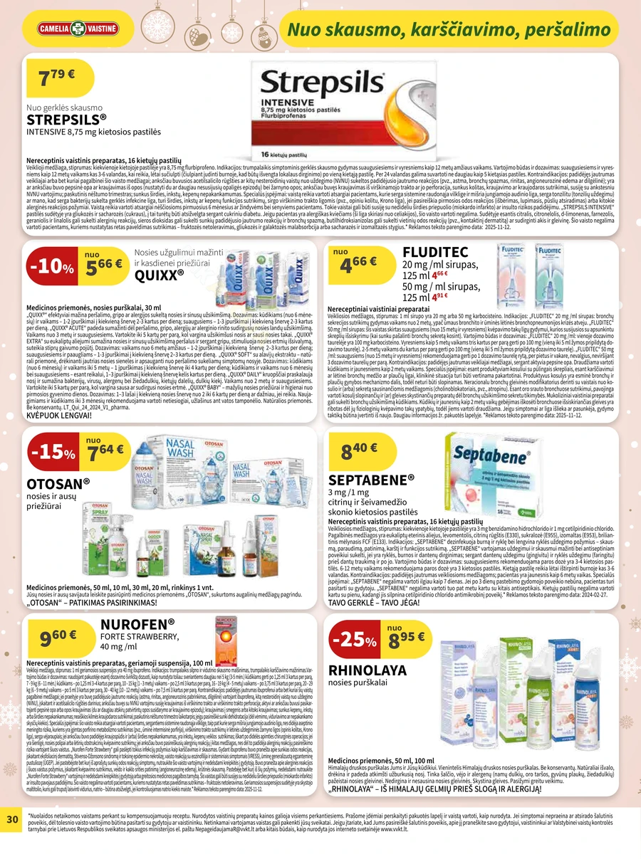 CAMELIA akcijų leidinys puslapis 30