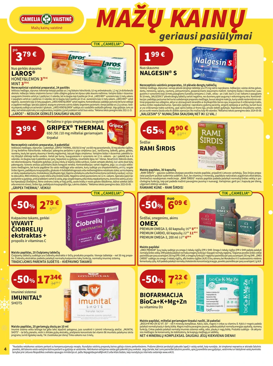 CAMELIA akcijų leidinys puslapis 4