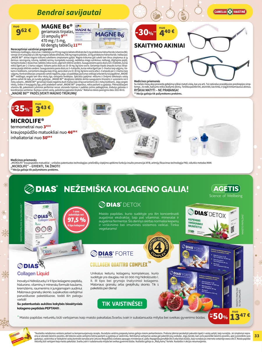 CAMELIA akcijų leidinys puslapis 33