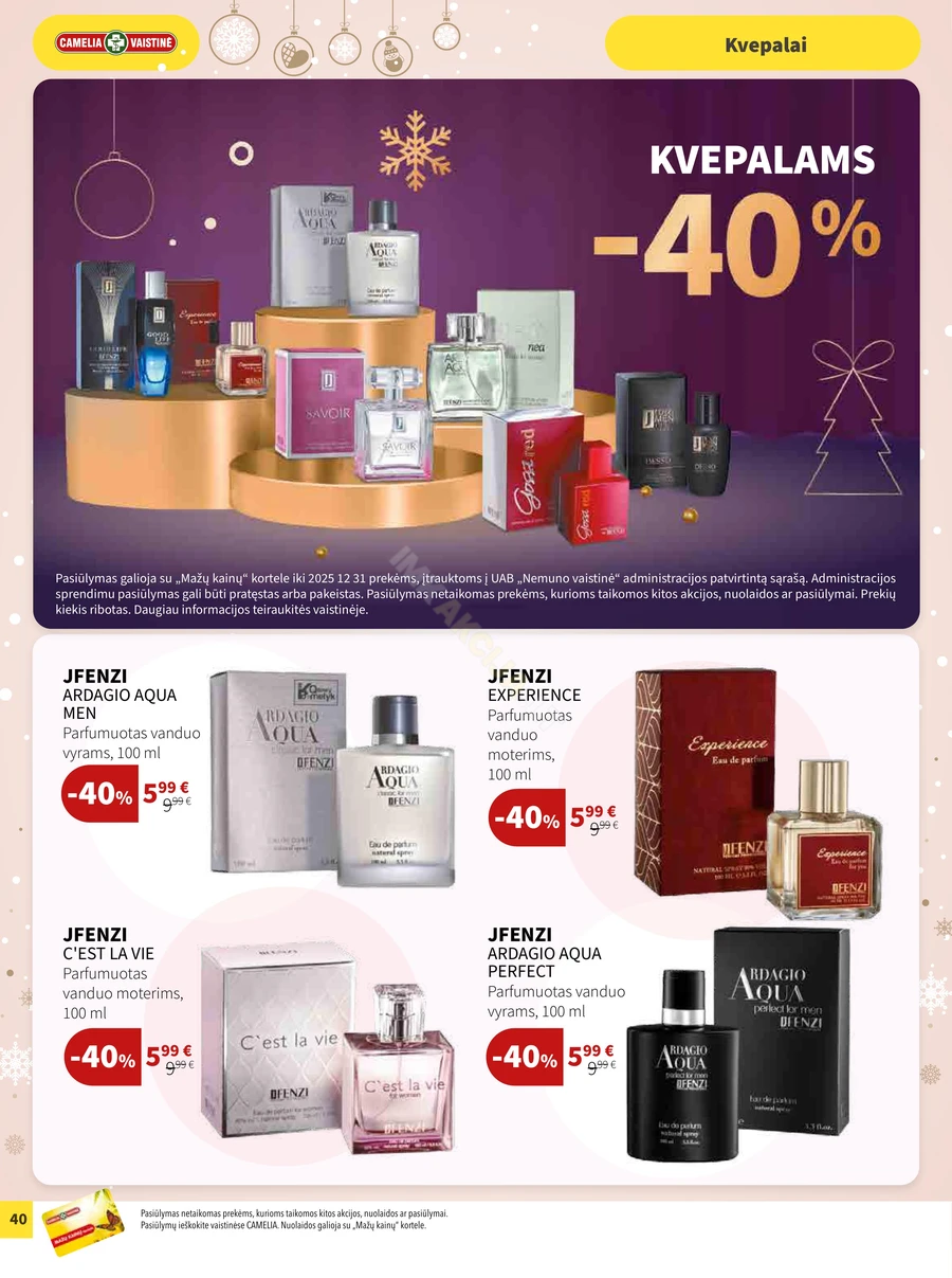 CAMELIA akcijų leidinys puslapis 40