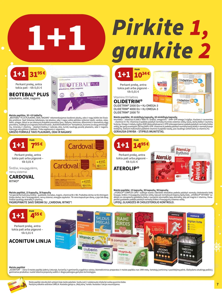 CAMELIA akcijų leidinys puslapis 7
