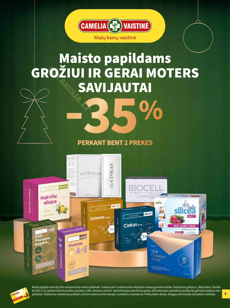 CAMELIA akcijų leidinys puslapis 9