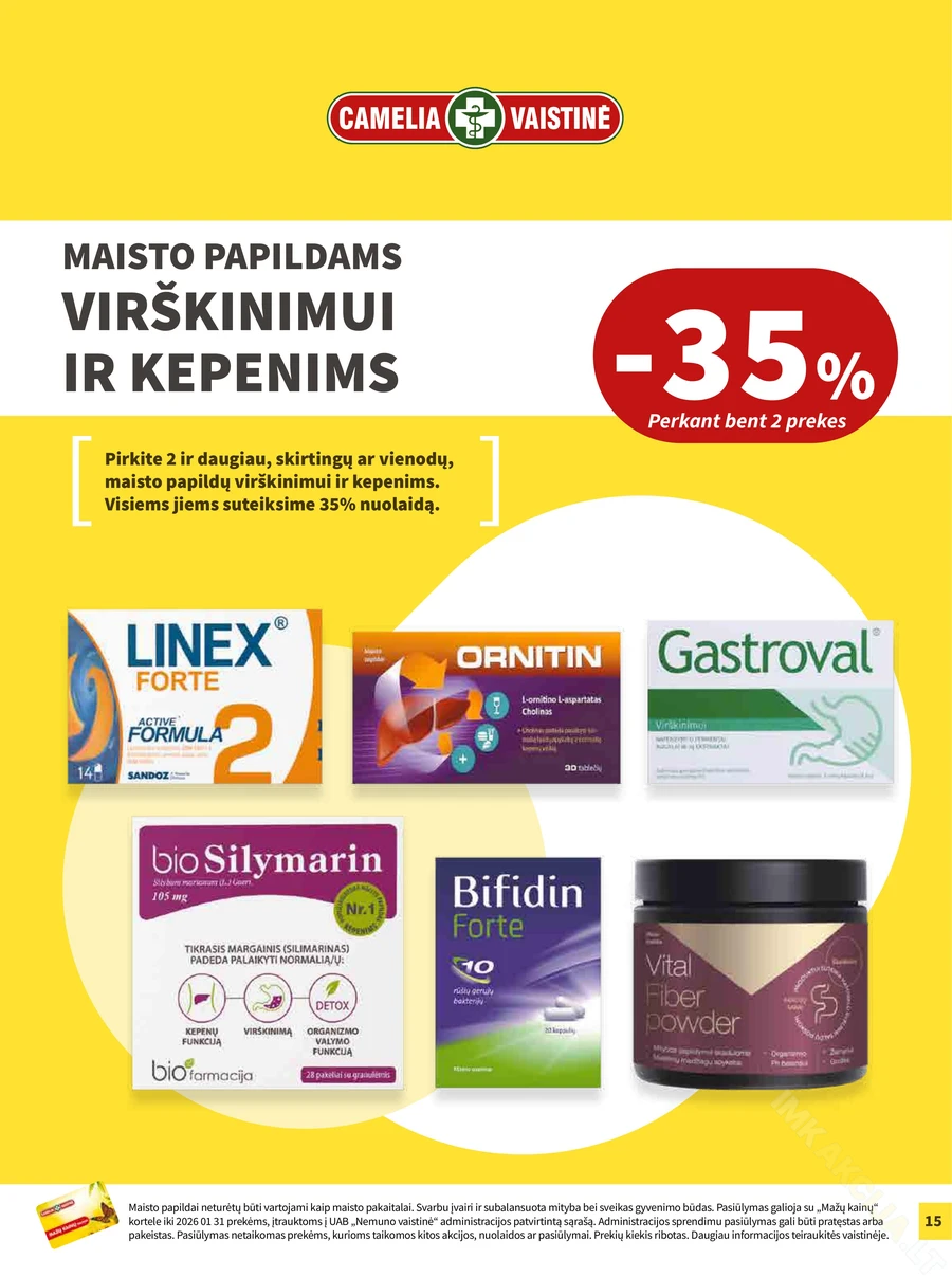 CAMELIA akcijų leidinys puslapis 15