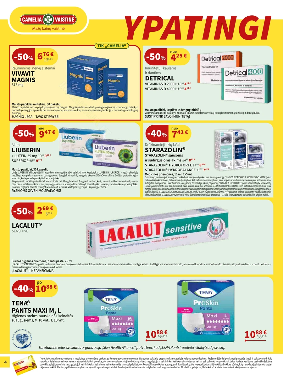 CAMELIA akcijų leidinys puslapis 4