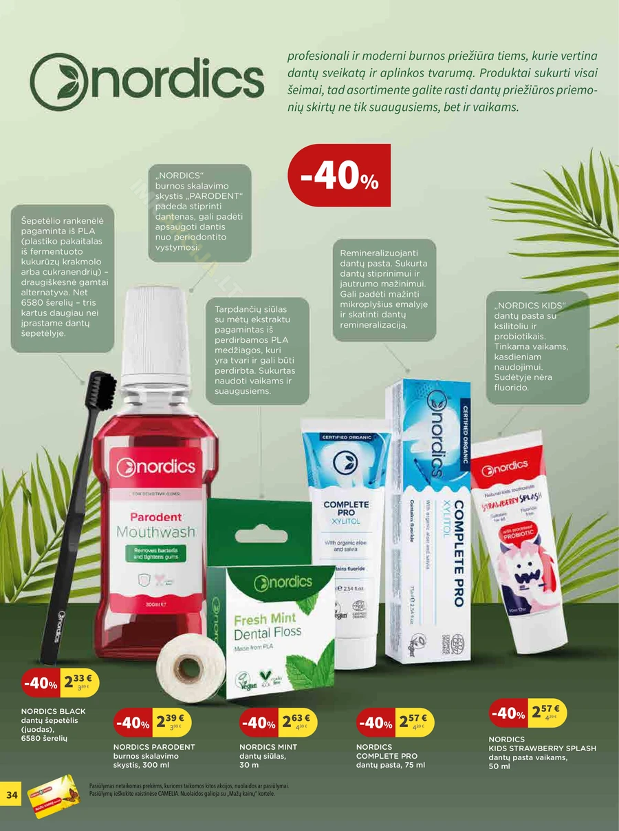 CAMELIA akcijų leidinys puslapis 34