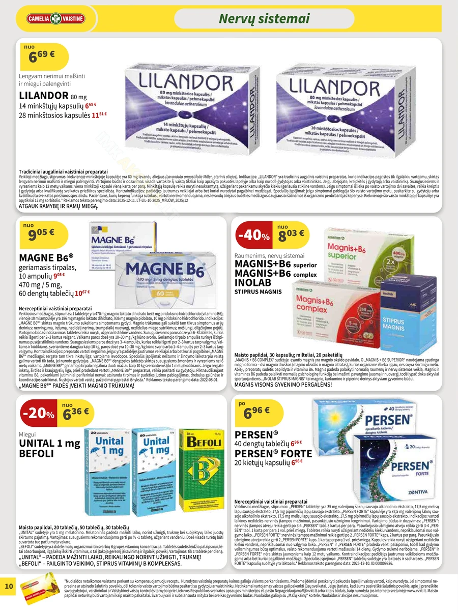 CAMELIA akcijų leidinys puslapis 10