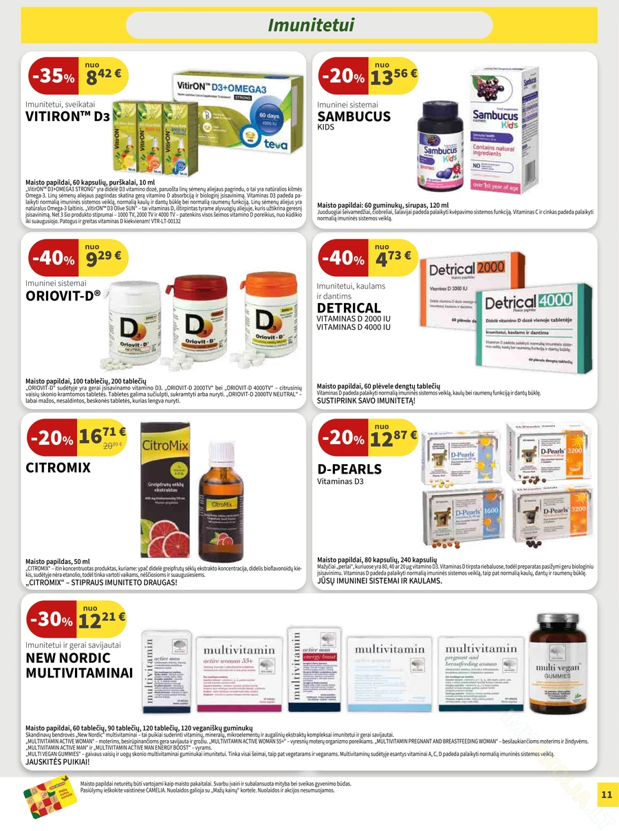 CAMELIA akcijų leidinys puslapis 11