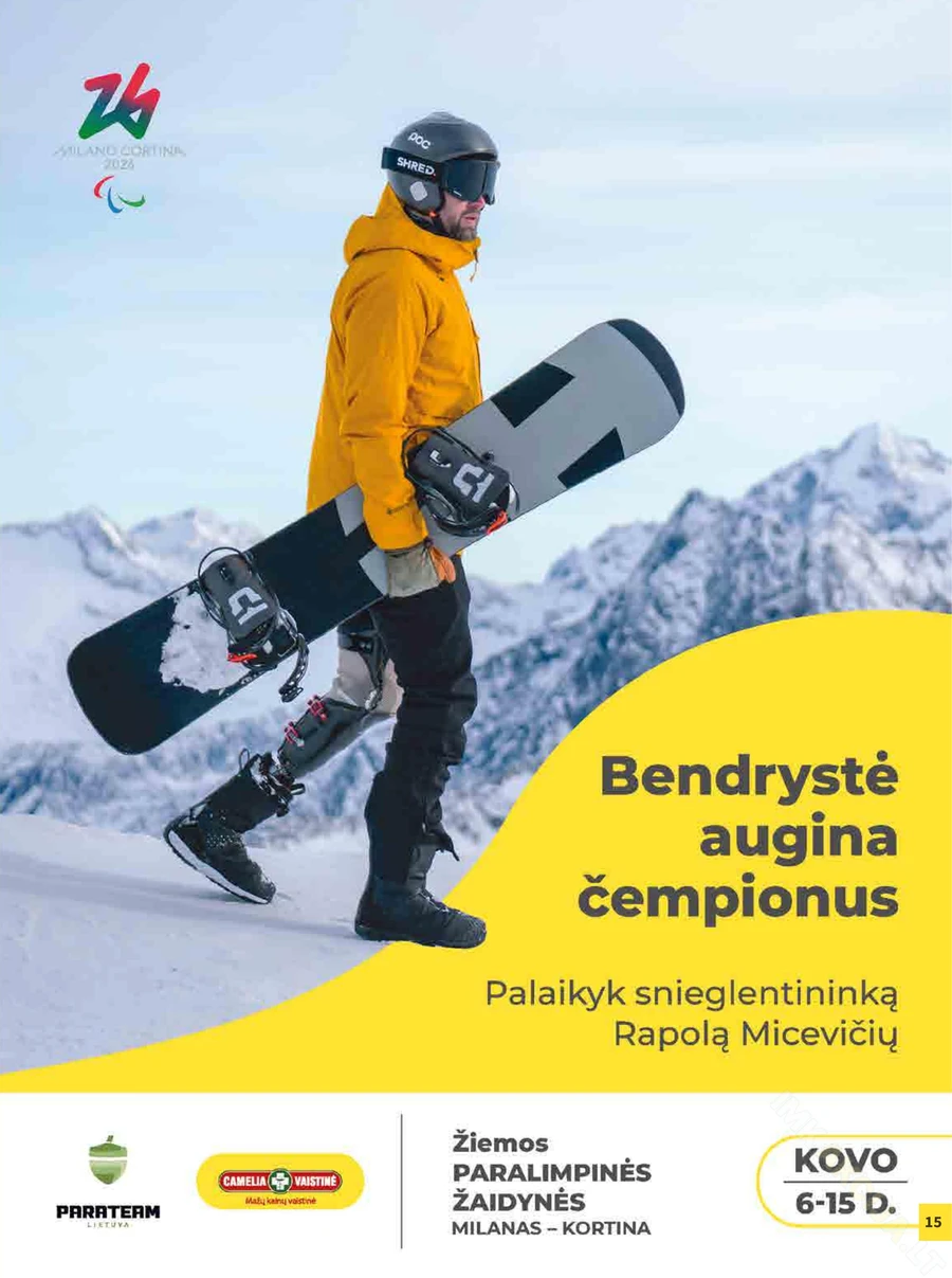 CAMELIA akcijų leidinys puslapis 15