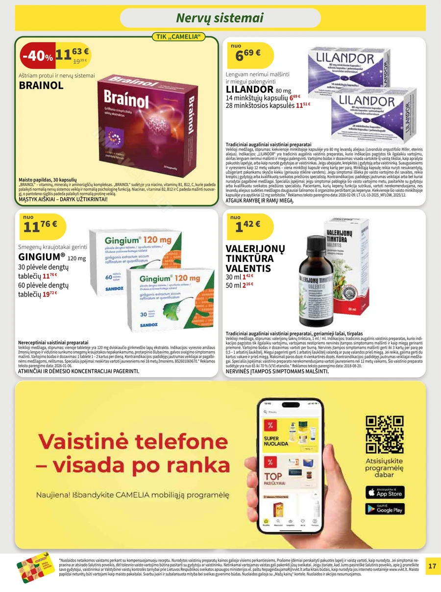 CAMELIA akcijų leidinys puslapis 17