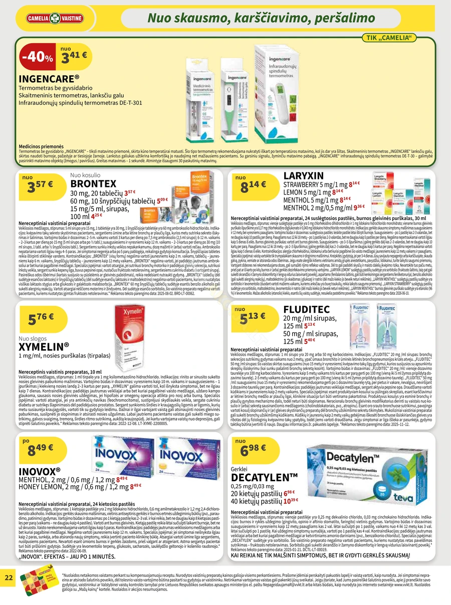 CAMELIA akcijų leidinys puslapis 22