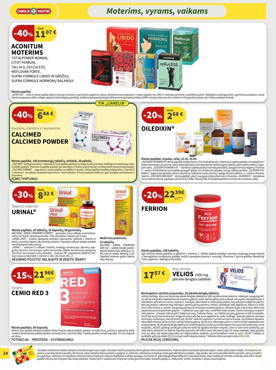 CAMELIA akcijų leidinys puslapis 24
