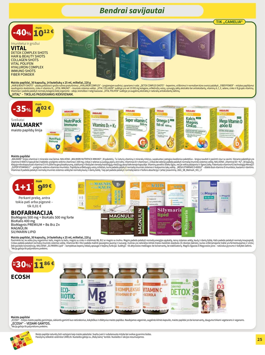 CAMELIA akcijų leidinys puslapis 25