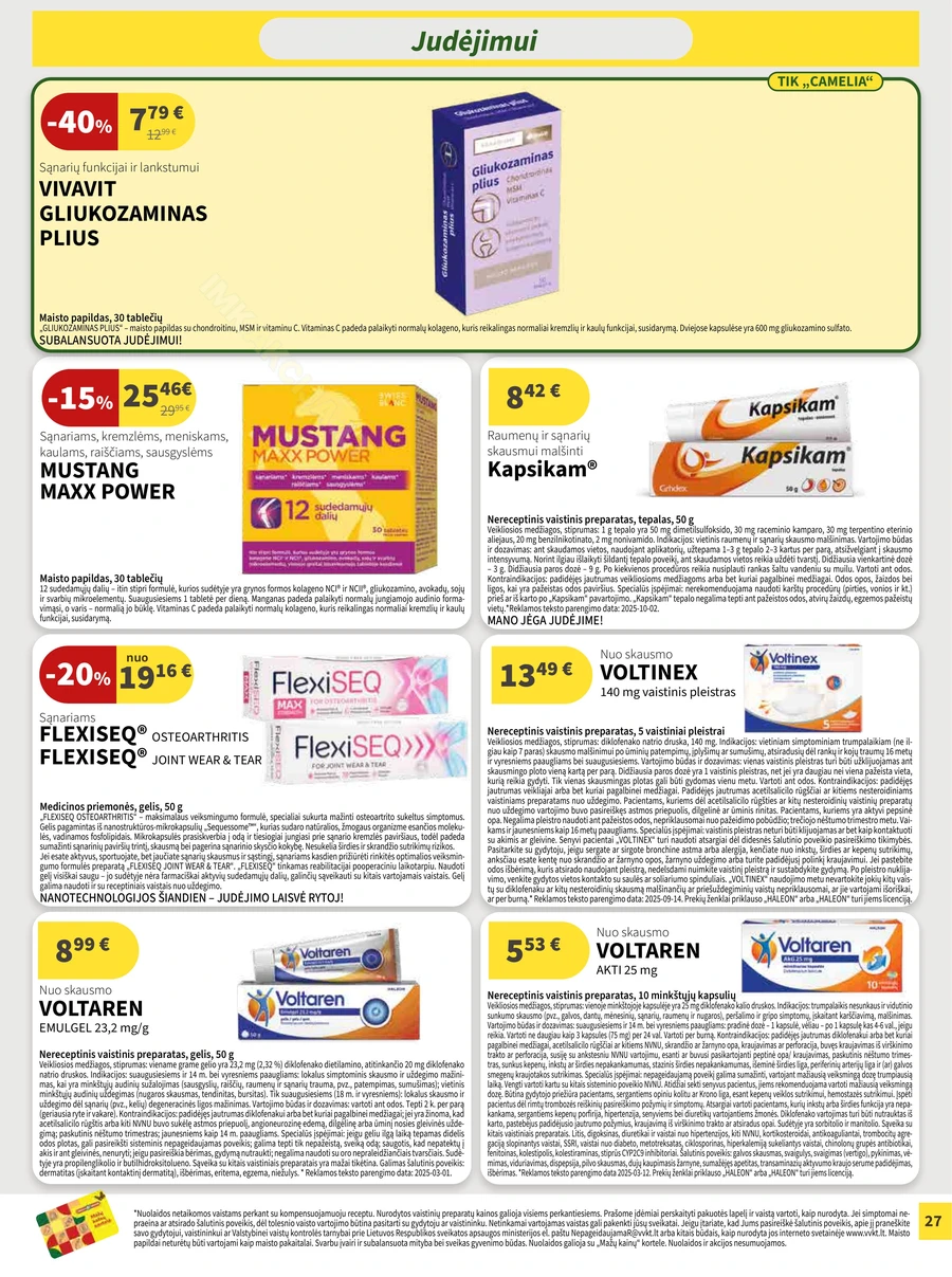 CAMELIA akcijų leidinys puslapis 27