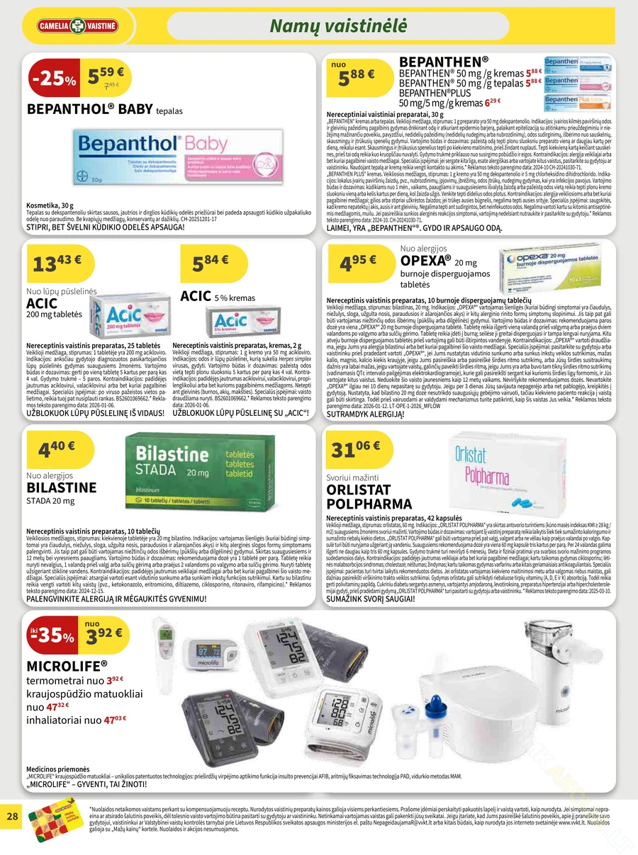 CAMELIA akcijų leidinys puslapis 28