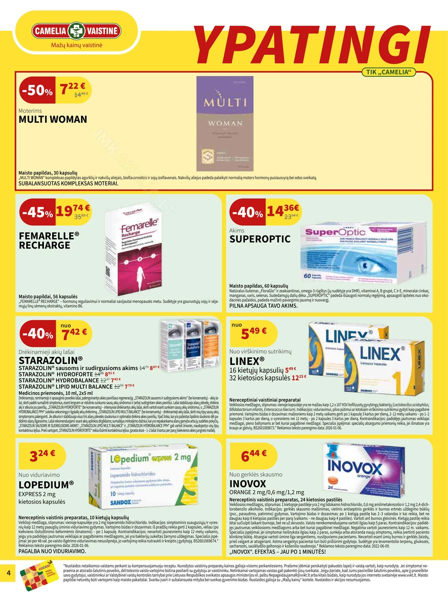 CAMELIA akcijų leidinys puslapis 4