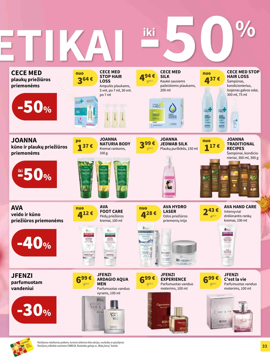 CAMELIA akcijų leidinys puslapis 33
