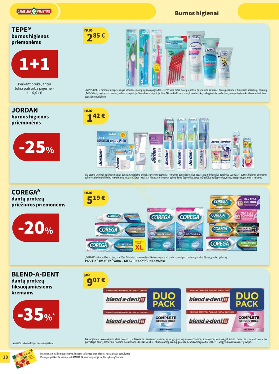 CAMELIA akcijų leidinys puslapis 38