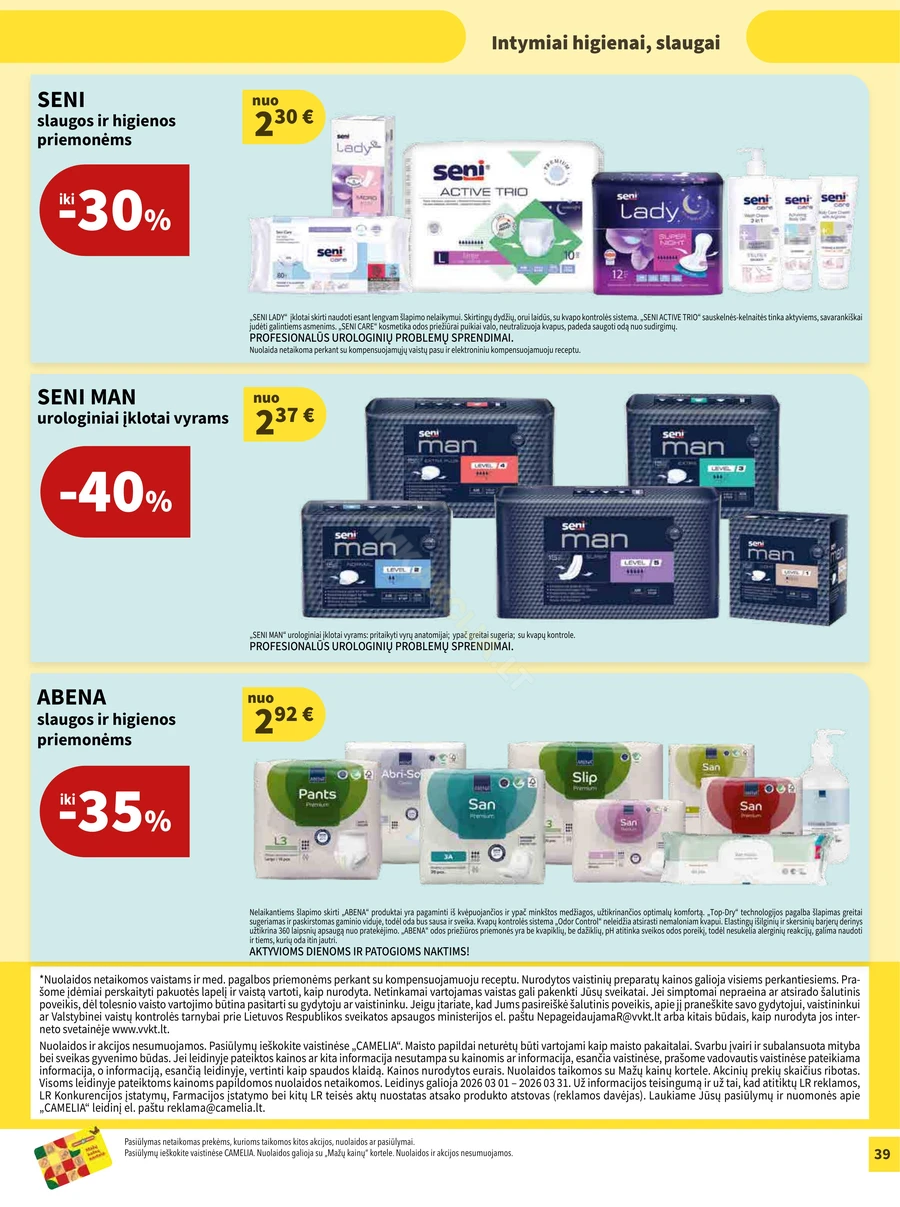 CAMELIA akcijų leidinys puslapis 39