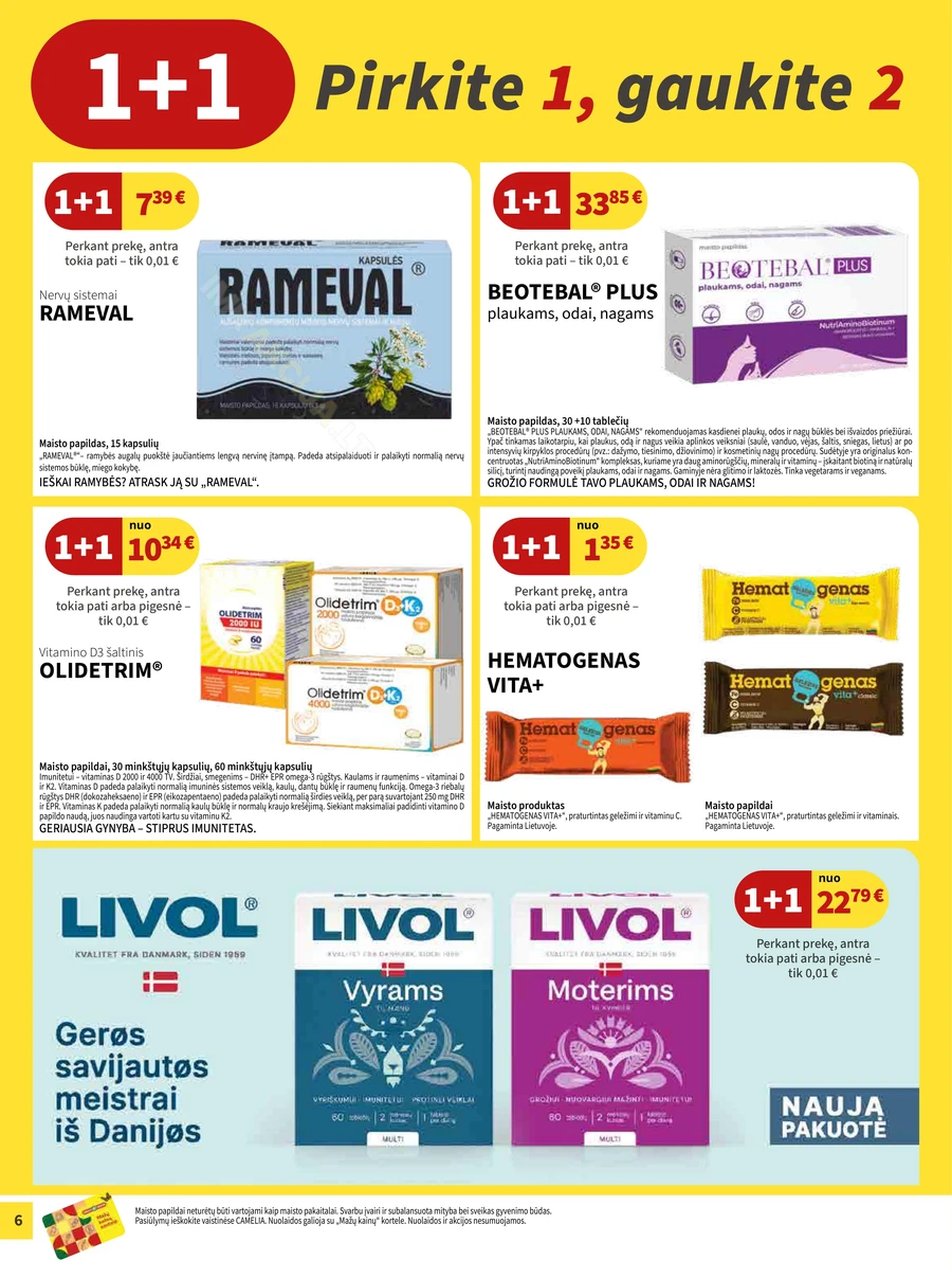 CAMELIA akcijų leidinys puslapis 6