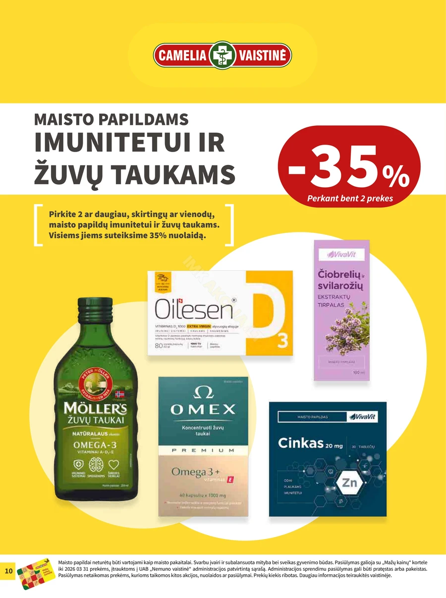 CAMELIA akcijų leidinys puslapis 10