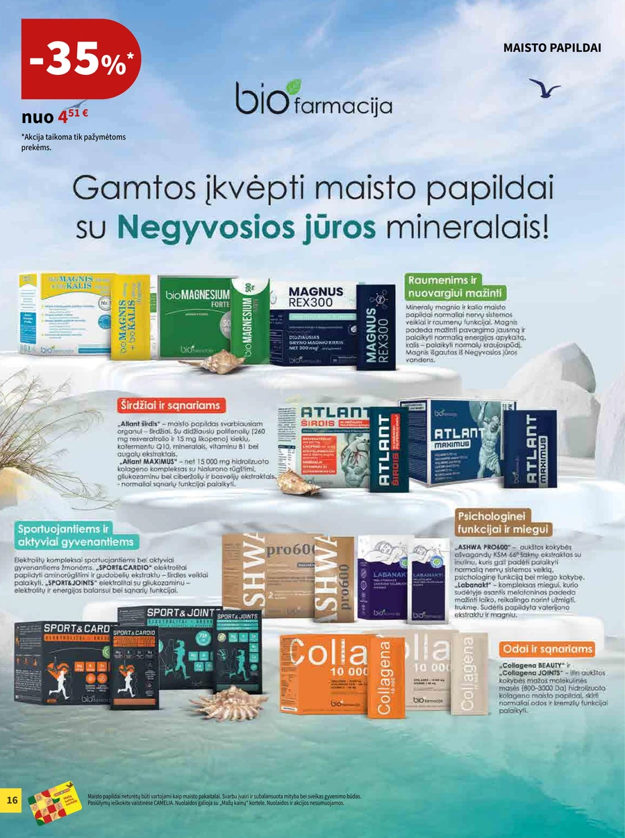 CAMELIA akcijų leidinys puslapis 16