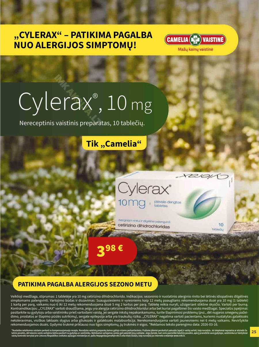 CAMELIA akcijų leidinys puslapis 25
