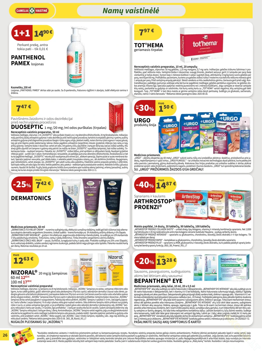 CAMELIA akcijų leidinys puslapis 26