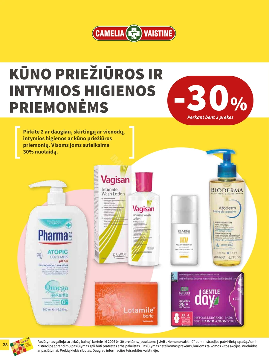 CAMELIA akcijų leidinys puslapis 28