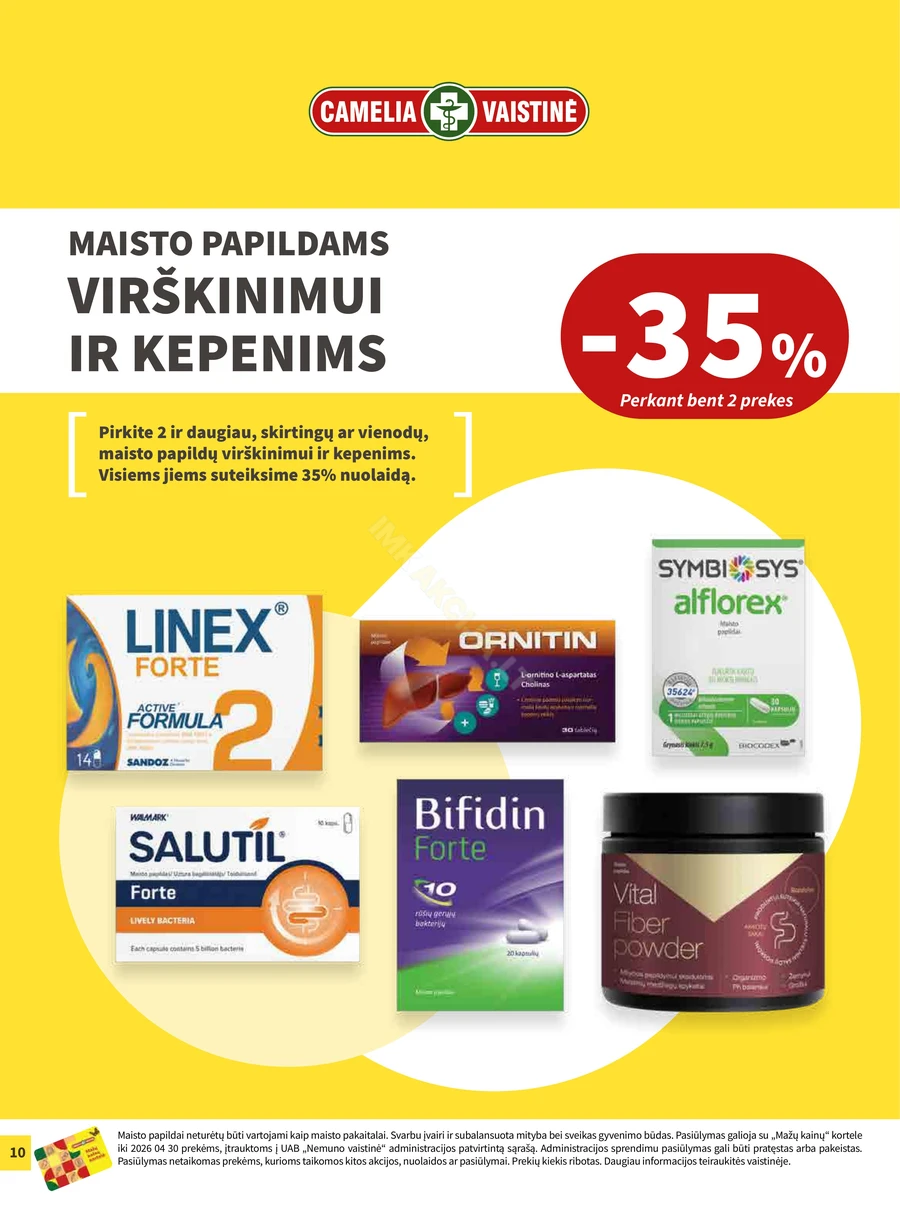 CAMELIA akcijų leidinys puslapis 10