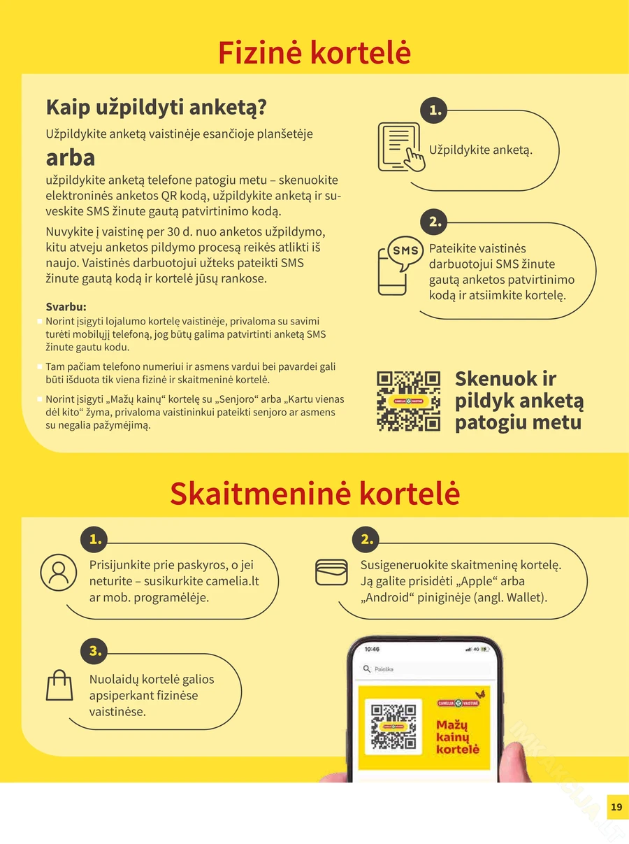 CAMELIA akcijų leidinys puslapis 19
