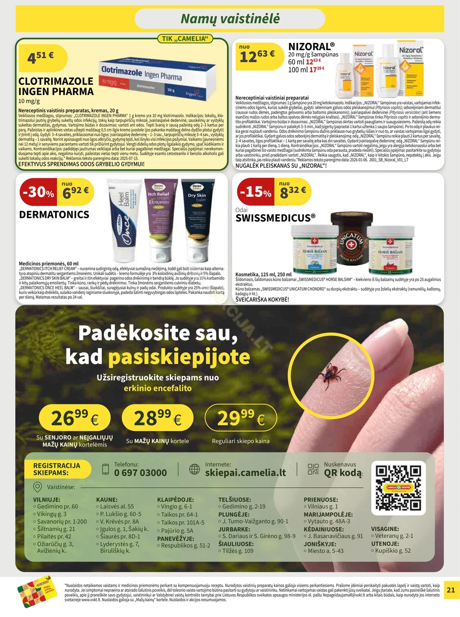 CAMELIA akcijų leidinys puslapis 21
