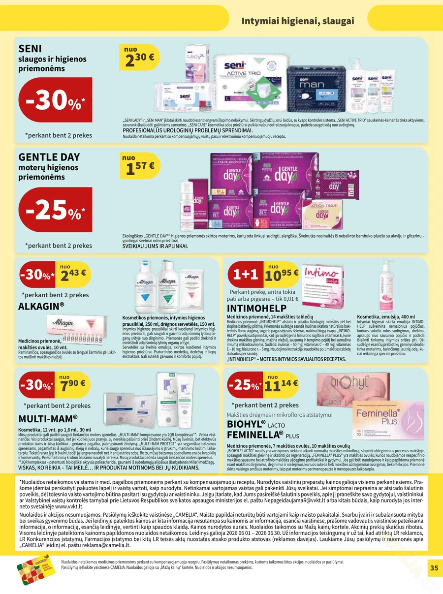 CAMELIA akcijų leidinys puslapis 35
