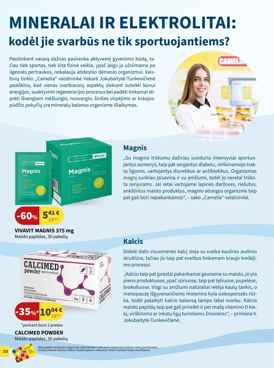 CAMELIA akcijų leidinys puslapis 10