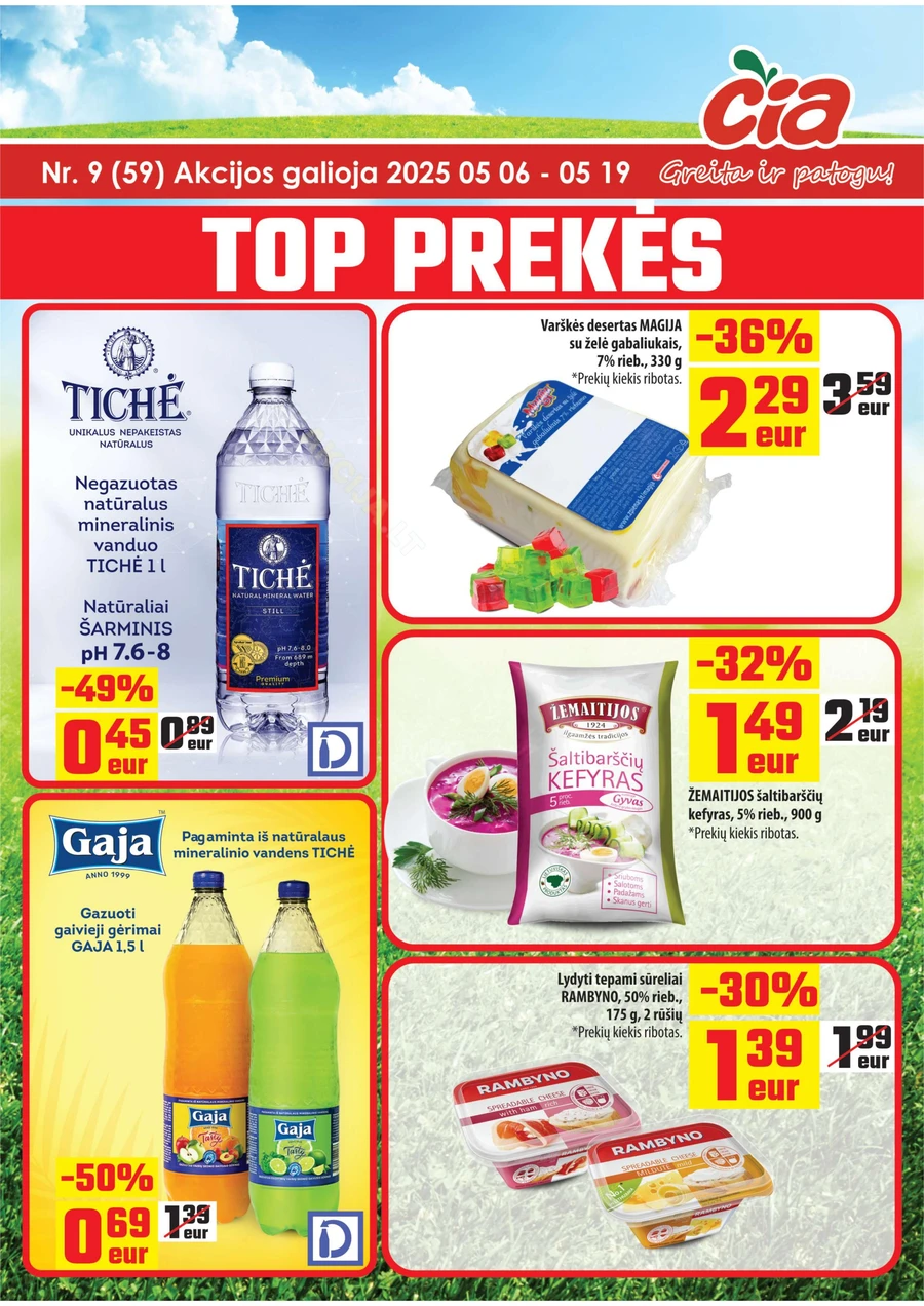 ČIA MARKET akcijų leidinys Nr. 9 puslapis 1