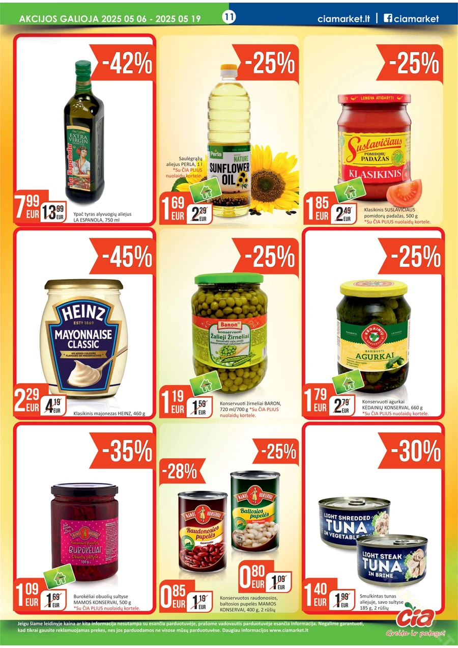 ČIA MARKET akcijų leidinys Nr. 9 puslapis 11