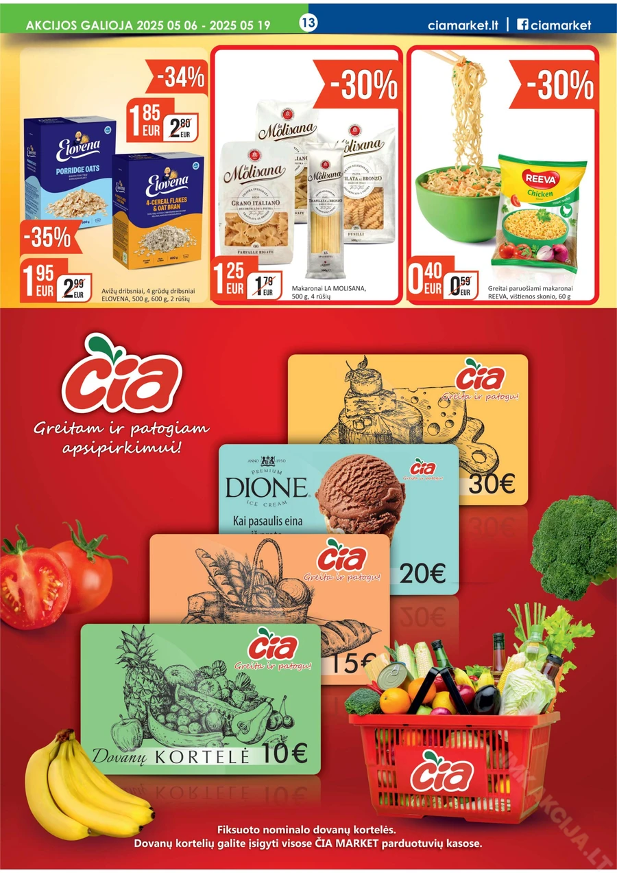 ČIA MARKET akcijų leidinys Nr. 9 puslapis 13