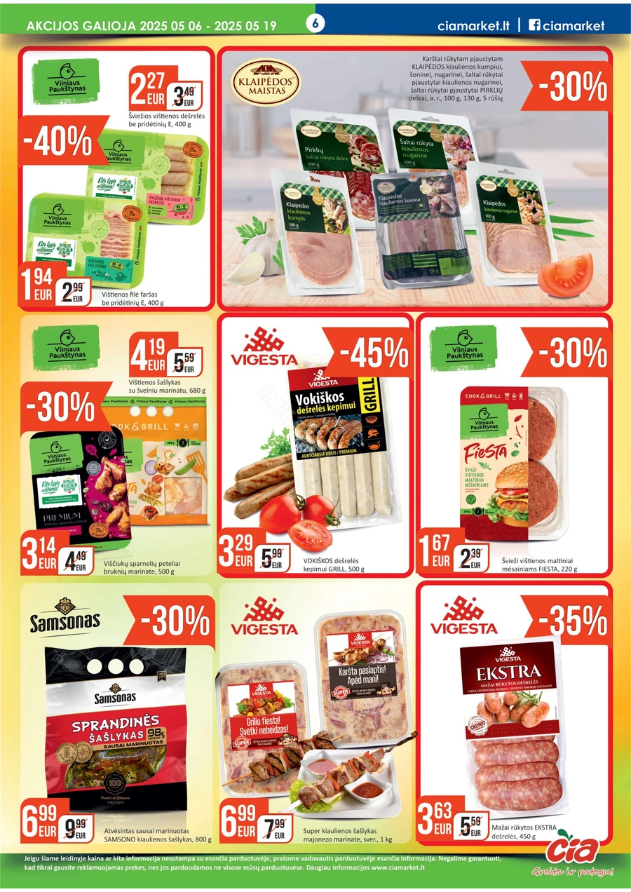 ČIA MARKET akcijų leidinys Nr. 9 puslapis 6