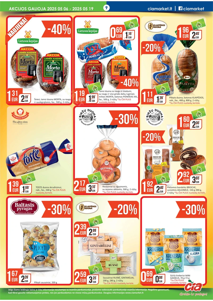 ČIA MARKET akcijų leidinys Nr. 9 puslapis 9