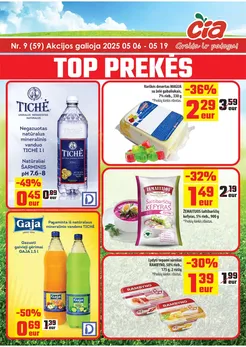 ČIA MARKET akcijų leidinys Nr. 9