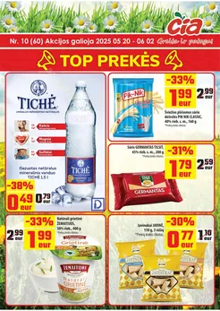 ČIA MARKET akcijų leidinys Nr. 10
