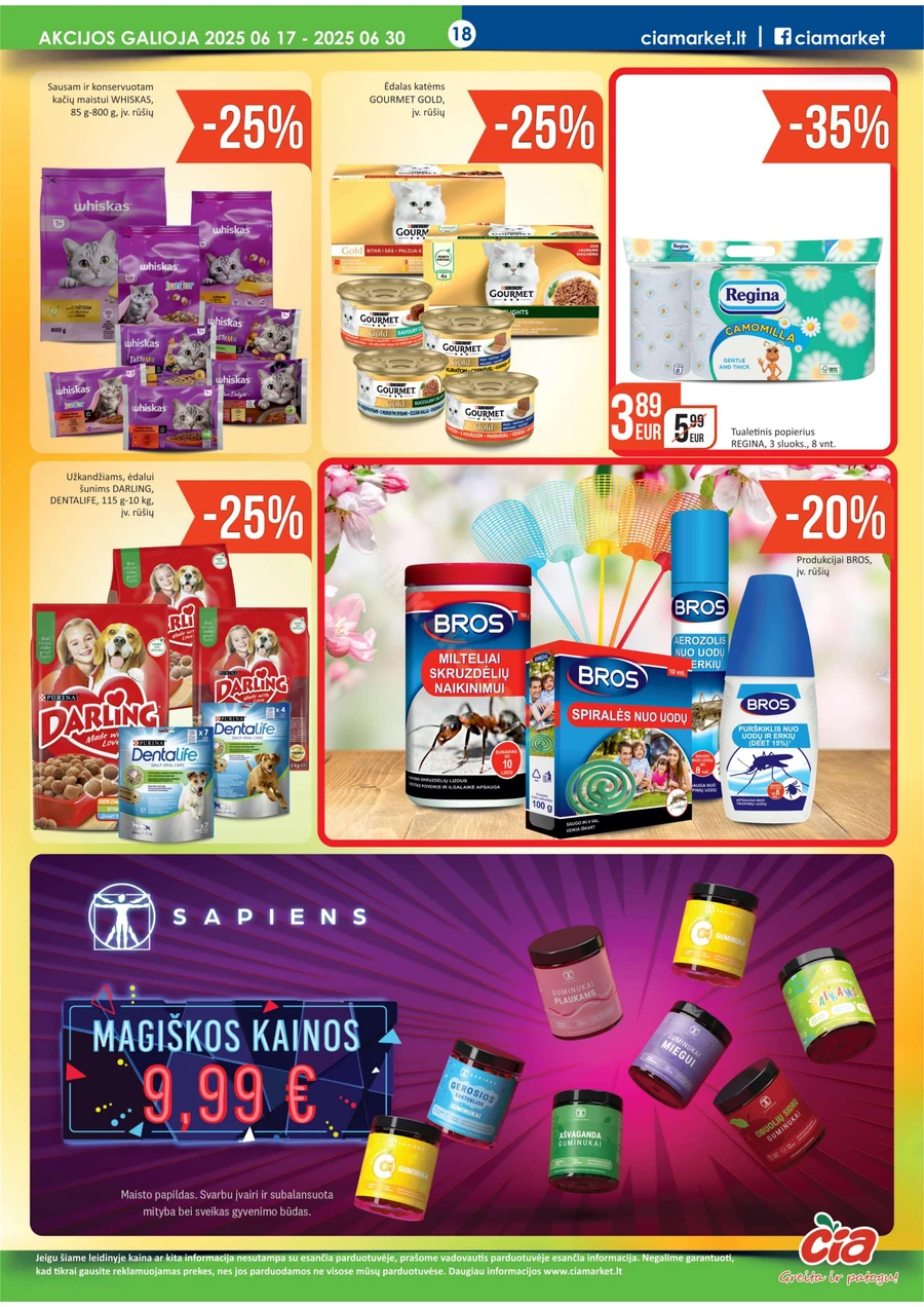 ČIA MARKET akcijų leidinys Nr. 12 puslapis 18